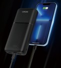 Deltaco 10000 mAh PowerBank, 2 x USB-A / 1 x USB-C - Svart thumbnail
