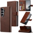 LC.IMEEKE lommebok deksel for Samsung Galaxy Z Fold 8 Ultra 5G brun thumbnail