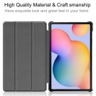 Deksel Tri-Fold Smart til Samsung Galaxy Tab S6 Lite 2020/2022/2024 lilla thumbnail