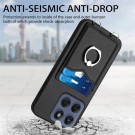 Tech-Flex TPU Deksel med PU-lær plass til kort Motorola Edge 60 Fusion / Edge 60 svart thumbnail