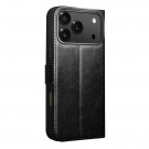 QIALINO Lommebok deksel ekte Lær for iPhone 17 Pro svart thumbnail