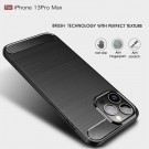 Tech-Flex TPU Deksel Carbon iPhone 13 Pro Max svart thumbnail