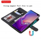 Lommebok deksel 2-i-1 Samsung Galaxy S10 Plus svart thumbnail