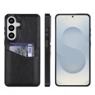 Tech-Flex Deksel med plass til kort Samsung Galaxy S25+ plus 5G svart thumbnail