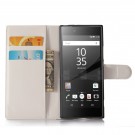 Lommebok deksel for Sony Xperia XA1 hvit thumbnail