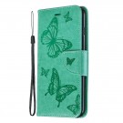 Lommebok deksel til iPhone 7 Plus/8 Plus - Grønn Butterfly thumbnail