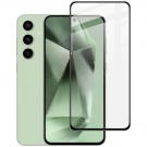 IMAK Herdet Glass skjermbeskytter Samsung Galaxy S24 FE 5G svart kant thumbnail
