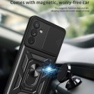 Tech-Flex TPU + PC Deksel med Ring Grep Samsung Galaxy A34 5G svart thumbnail