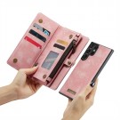 CaseMe 2-i-1 Lommebok deksel Samsung Galaxy S26 Ultra 5G rosa thumbnail