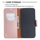 Lommebok deksel for iPhone 12 Pro Max Roségull thumbnail