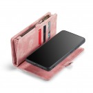 CaseMe 2-i-1 Lommebok deksel Samsung Galaxy S22 5G rosa thumbnail