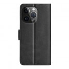 Lommebok deksel Premium for iPhone 15 Pro svart thumbnail