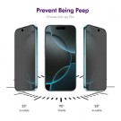 Enkay Hat-Prince Herdet Glass Privacy skjermbeskytter iPhone 17 thumbnail