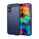 Tech-Flex TPU Deksel karbonfiber for iPhone 17 blå thumbnail
