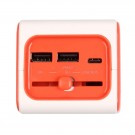 Universal reise Adapter - rød thumbnail