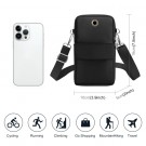 HAWEEL sport bag med lommer for mobil svart thumbnail