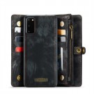 CaseMe 2-i-1 Lommebok deksel Samsung Galaxy S20 svart thumbnail