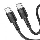 HOCO USB-C til USB-C 60W Ladekabel 1m - Svart thumbnail