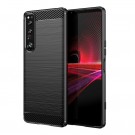 Tech-Flex TPU Deksel Carbon for Sony Xperia 1 IV svart thumbnail