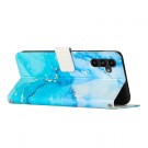 Lommebok deksel for Samsung Galaxy A34 5G blå marmor thumbnail