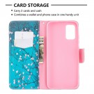 Lommebok deksel for Samsung Galaxy A02s/A03s - Rosa blomster thumbnail