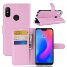 Lommebok deksel for Xiaomi Mi A2 Lite rosa thumbnail