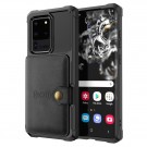 Hybrid TPU + PC Deksel med kortlomme Galaxy S20 Ultra svart thumbnail