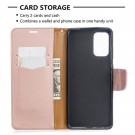 Lommebok deksel for Samsung Galaxy S20+ plus Roségull thumbnail