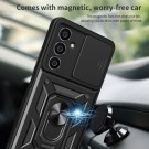 Tech-Flex TPU + PC Deksel med Ring Grep Samsung Galaxy S23 FE 5G svart thumbnail