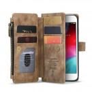 CaseMe multifunksjonell Lommebok deksel iPhone 6/6S/7/8/SE (2020/2022) brun thumbnail