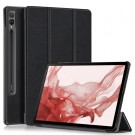 Deksel Tri-Fold Smart til Samsung Galaxy Tab S9+ plus svart thumbnail