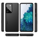 Hybrid TPU + PC Deksel plass til kort Samsung Galaxy S21 Ultra 5G svart thumbnail