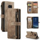 CaseMe multifunksjonell Lommebok deksel Samsung Galaxy S8 Plus brun thumbnail