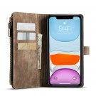 CaseMe multifunksjonell Lommebok deksel iPhone 11 brun thumbnail