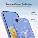 Fashion TPU Deksel for iPhone 16e - blomster thumbnail