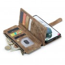 CaseMe multifunksjonell Lommebok deksel Samsung Galaxy S21 FE 5G brun thumbnail