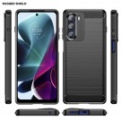 Tech-Flex TPU Deksel Carbon for Motorola Moto G200 5G svart thumbnail