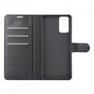 Lommebok deksel for Samsung Galaxy Note 20 svart thumbnail