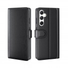 Lommebok deksel ekte Lær for Samsung Galaxy S24 5G svart thumbnail