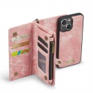 CaseMe 2-i-1 Lommebok deksel iPhone 13 Mini rosa thumbnail