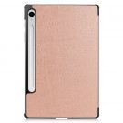 Deksel Tri-Fold Smart til Samsung Galaxy Tab S9 FE / S10 FE Roségull thumbnail