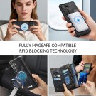 CaseMe 2-i-1 Lommebok deksel Samsung Galaxy S26 5G svart thumbnail