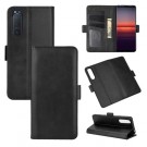Lommebok deksel Premium for Sony Xperia 5 II svart thumbnail