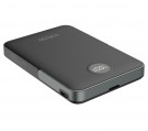 Deltaco magnetisk trådløs powerbank med stativ 5000mAh - Svart thumbnail