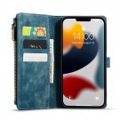 CaseMe Multifunksjonell Lommebok deksel iPhone 13 Pro Max blå thumbnail