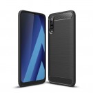 Tech-Flex TPU Deksel Carbon for Galaxy A70 svart thumbnail