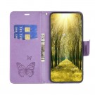 Lommebok deksel til iPhone 14 - Lilla Butterfly thumbnail