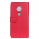 Lommebok deksel for Motorola Moto E5 Plus rød thumbnail
