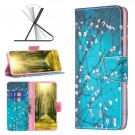 Lommebok deksel for Samsung Galaxy S24 5G - Rosa blomster thumbnail