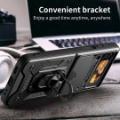 Tech-Flex TPU + PC Deksel med Ring Grep Samsung Galaxy Z Flip 4 5G svart thumbnail